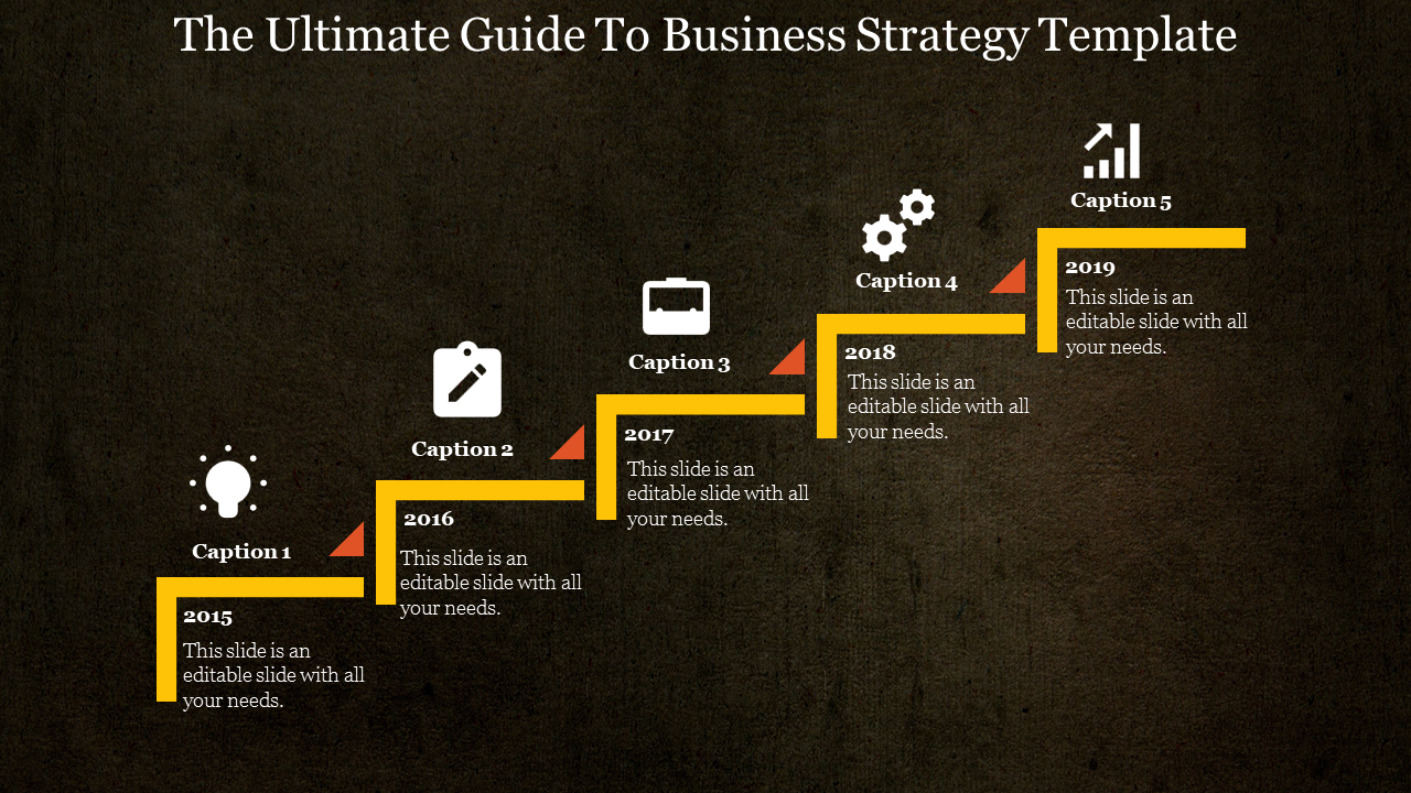 Use Creative and Editable Business Strategy Template